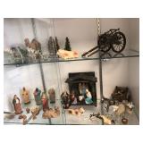 German kreche set with figures & animals