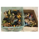 Group of action figures, Star Wars, gargoyles in