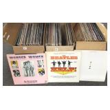 Group record albums- rock & roll in 3 boxes