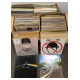 Group record albums- rock, etc in 3 boxes