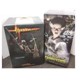 2 large figures- Bride of Frankenstein, etc in