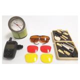 Set of Remington shooting eye glasses in case,