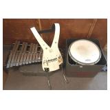Xylophone & Ludwig snare drum w/ shoulder harness
