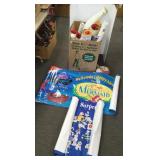 Large group posters, banners, pinbacks, etc.