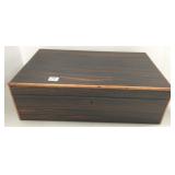 Civil War era rosewood folding lap desk w/ fitted