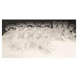 26 Waterford 4", 5 1/4" & 6" cut glass goblets,5