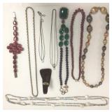 Group sterling silver, etc. jewelry incl.