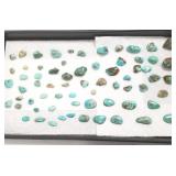 Group turquoise, cabochons, beads & nuggets -