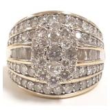 Approx. 2 carat total weight diamond ring set in