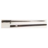 W.K. & Co Solingen Germany bayonet with scabbard