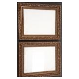 2 ornate frames - 14" x 18" picture size