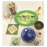 Group glass, pottery, etc. (some as is)