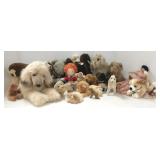 Group approx. 18 vintage, etc. stuffed animals,