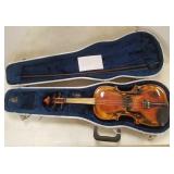 Hopf violin with bow & case (as seen-crack, no