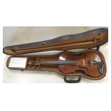 Jackson Guldan violin in case with bow