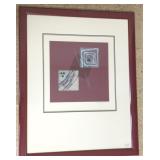 Framed pencil signed Syd Kramer lithograph 23" x