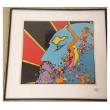 Peter Max "Teacher of Light" pencil signed