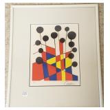 Alexander Calder "Baloons" pencil signed