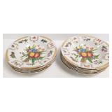 11 decorated bowls - 8 1/2", etc.
