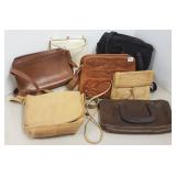 Group of leather purses including Coach
