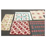 5 patchworks (some as seen)