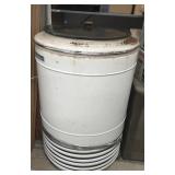 Rare round deep freeze (as seen) 28" diameter x