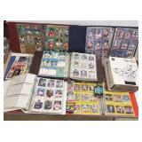 Collection of sports cards in 9 albums-baseball,