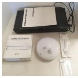 Group including dvd player, Ipod shuffle, Mac