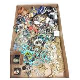 Group of costume & fashion jewelry including jade