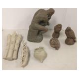 Group of cast composition vegetable men, The
