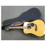12 string Cortez acoustic guitar- model J-6000 in