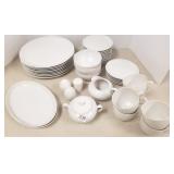 Set of mid-century German porcelain dinnerware