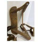 Antique wood saddle tree