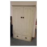 Pine painted cupboard 45"x 72"