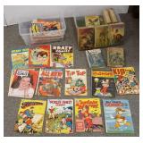 Collection including vintage comics including