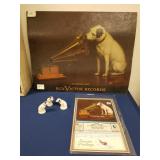 Vintage RCA Victor calendar, store display & 3