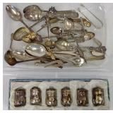Group of over 30- sterling & .900 silver spoons