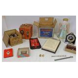 Group of radio, etc. advertising items including