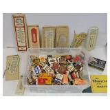 Large group of advertising matchbooks &