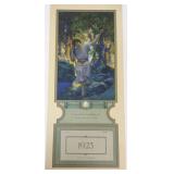 1925 Maxfield Parrish "Dream Light" Edison Mazda