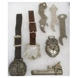 Case with 3 fobs- Rumley Oil Pull Tractor, Main