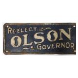 Re-elect Olson for Governor Minnesota license