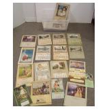 Group of vintage advertising etc. calendars