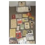Group of ephemera including World