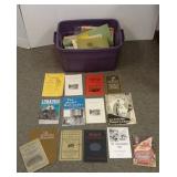 Group of ephemera including travel, catalogs,