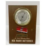 RCA Radio Batteries wood & metal sign with