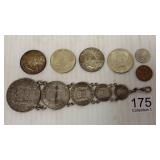 Group early coins including 1760