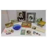Group including Shirley Temple memorabilia,