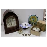 K.C. Co. German clock with chimes, Big Ben alarm