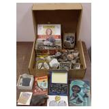 Group of minerals & fossils including Thomsonite,